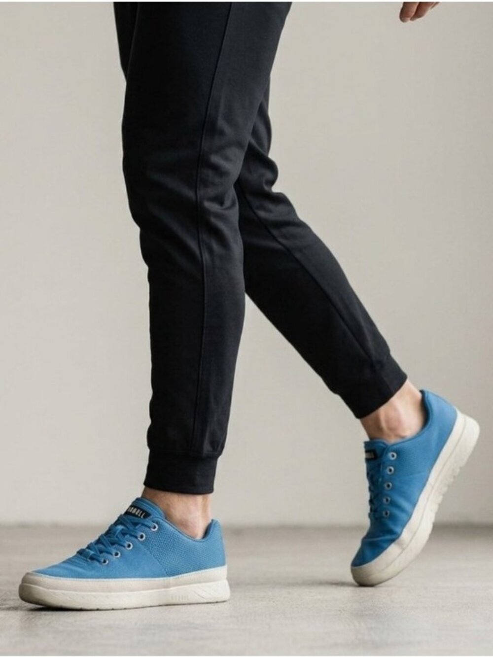 NoBull Bright Blue Canvas Trainers W8.5 M7